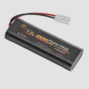 送料無料★melasta 7.2V ニッケル水素 バッテリー 4500mAh ラジコン バッテリー タミヤ互換コネクター付き