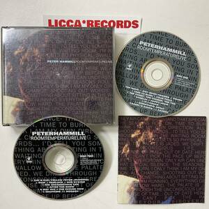 2xCD Peter Hammill Room Temperature Live w/8Page BOOKLET US 1990 Enigma Records 773591-2 LICCA*RECORDS Van Der Graaf Generator