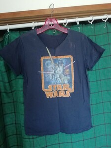 ヴィンテージ　スターウォーズ　Tシャツ　フリーサイズ　ネイビー