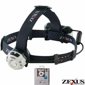 ZEXUS ZX-R350 充電式 USB LEDヘッドライト