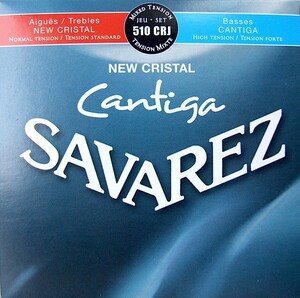 サバレス 弦 SAVAREZ 510CRJ NEW CRISTAL Cantiga MIX TENSION SET クラシックギター弦 ニュークリスタル カンティーガ
