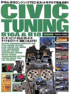 旧車・絶版車DIY お助けマニュアル1997年「CIVIC B16A　B18 ENGINE TUNING」PDF版。CD内のデータをPCのディスクトップにコピーして閲覧。