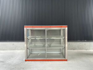 ステンレス製ガラスのショーケース 業務用 保管庫 