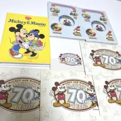 ディズニー　ハガキセット　ポストカードブック　計8セット　70周年