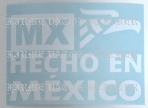 【カッティング ステッカー シール デカール】HECHO EN MEXICO マヤ メキシコ アステカ チカーノ ローライダー アギラ イーグル#2 