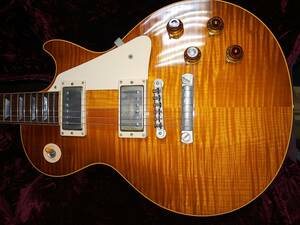 Gibson　Customshop Lespaul `58 Authentic 2002年製 オリジナルハードケース付属　いい木目、いい音！オリジナル