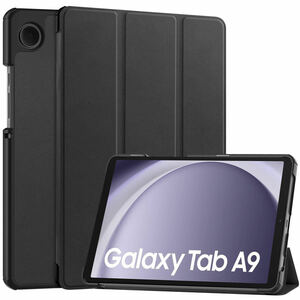 Galaxy Tab A9 ケース Galaxy Tab A9 カバー. タブレット 8.7インチスタンド機能付き 手帳型 三つ折り 高級PUレザー 耐衝撃 保護ケース-001