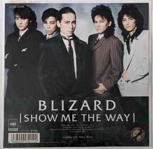 【プロモ 見本盤 EP】BLIZARD ブリザード / SHOW ME THE WAY （ジャパメタ関連）シングル・レコード
