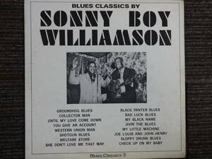 Sonny Boy Williamson　　Blues Classics 3