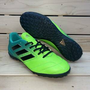 1円 スタート アディダス 28cm エース グリーン ブラック adidas ACE 17.4 TF トレーニング サッカー フットサル 緑 黒