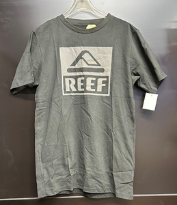 【50％OFF~・新品！！】　REEF 　Tシャツ　SQUARE　BLOCK　グラファイト　Lサイズ　　1