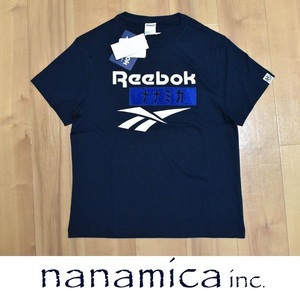 【送料無料】新品 Reebok ナナミカ別注 ベクター Tシャツ XO FM3732 ネイビー ★