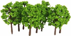 Style-7 【ノーブランド品】樹木 モデルツリー 20本 鉄道模型 ジオラマ 箱庭
