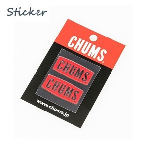 Sticker Chums Logo Emboss CH62-1125 Red ステッカー 新品
