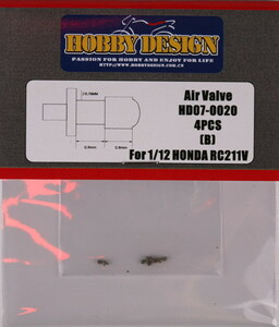 ホビーデザイン HD07-0020 タイヤエアバルブ 1/12 ホンダ RC211V用 (B)