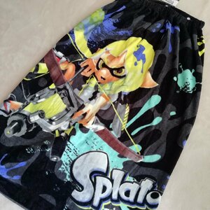 【制菌加工】丸眞 スプラトゥーン3 80cm丈 巻きタオル ラップタオル 80×110cm　巻きバスタオル ラップ巻きバスタオル