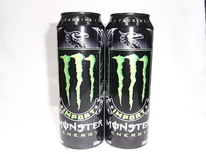 超激レア送料込み!!日本未発売!!新品未開封 MONSTER ENERGY モンスターエナジー 550ml 2本セット / ＃1