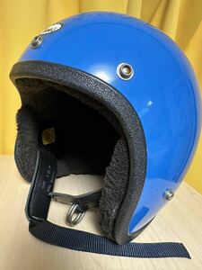bucoブコ ビンテージ ジェットヘルメット ターコイズブルー Mサイズ