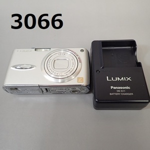 FK-3066◆Panasonic　LUMIX DMC-FX01 バッテリー要交換　コンデジ　簡易動作OK