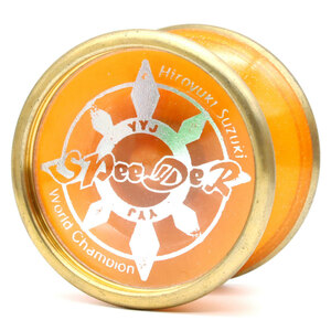 ヨーヨージャム スピーダー ダブルOリング仕様オレンジグリッター/ヨーヨー YoYoJam SPeeDer W-Oring OrangeGlitter HiroyukiSuzuki