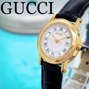 459 GUCCI グッチ時計　レディース腕時計　ローマ文字　アンティーク　希少