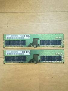 1円から　SAMSUNG 16GB 1Rx8 PC4-3200AA-UA3-11 2点まとめ売りセット　現状渡し