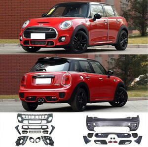 ☆ミニクーパー F55 2014～2021☆JCW Look PP製 フロントバンパー&リアバンパーセット・新品