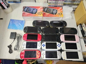 PSP3000型 SONY プレイステーションポータブル 14台まとめ売り　ソニー
