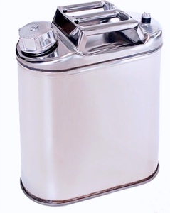新品未使用　ガソリン 灯油タンク灯油缶携行缶 ステンレスt0.8 10L キャンプアウトドア