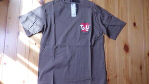 Lサイズ・ブラウン　GU x UNDERCOVER 半袖Tシャツ　アンダーカバー