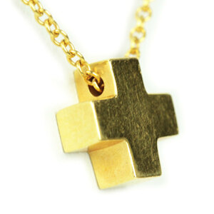 Tiffany&Co. ティファニー ローマンクロス 十字架 イエローゴールド K18YG ネックレス 18金 全長約41cm 20988
