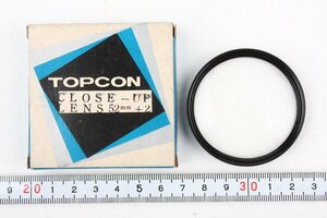 ※ 52mm 未使用 純正品 TOPCON 東京光学 CLOSE-UP LENS クローズアップフィルター +2 トプコン F2576