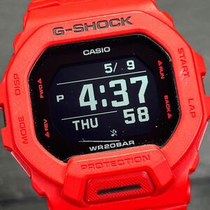 CASIO カシオ G-SHOCK ジーショック G-SQUAD ジースクワッド GBD-200RD-4 腕時計 クオーツ デジタル Bluetooth モバイルリンク 多機能 赤