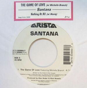 【7inch】SANTANA / The Game Of Love■RARE７インチ US盤 Promo オリジナル