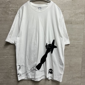 LOEWE ロエベ 18SS チャリティTシャツ sizeL ホワイト 【中目黒B09】【中古】【メンズ】