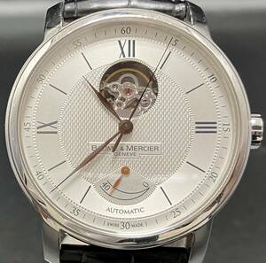 【即決】BAUME&MERCIER ボーム&メルシエ クラシマ エグゼクティブ パワーリザーブ MOA08869 腕時計 自動巻き アナログ 革ベルトシルバー