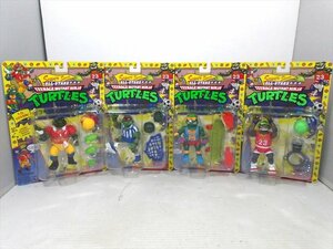 T.M.N.T. TURTLES Sewer Sports ALL-STARS 4-Pack フィギュア #81200 タートルズ 復刻品 外箱付き 雑貨[未開封品]