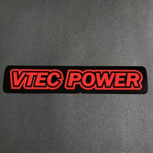 VTEC POWER ステッカー 縦3cm横19cm ホンダ シビック インテグラ NーBOX プレリュード S2000 NSX EG EK EP DC AP JF JDM USDM