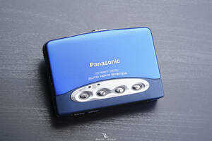 極美品丨Panasonic カセットプレーヤー RQ-S75 BLUE 整備品 *訳アリ