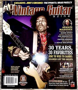 Vintage Guitar Magazine 30th Anniversary 1986~2016 / 30 years 30 Favorites