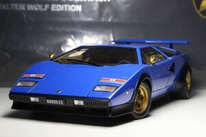 1/18 AUTOart Lamborghini Countach Walter Wolf Edition Blue 74652 ランボルギーニ カウンタック ウォルターウルフ オートアート Aa