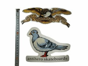 JB即決 ANTIHERO EAGLE & PIGEON L STICKER 2 SET アンタイヒーロー イーグル ＆ ピジョン L ステッカー 2枚 セット アンチヒーロー REAL