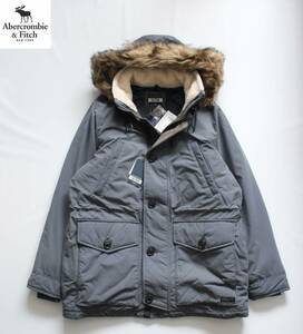 未使用【 アバクロンビー&フィッチ 】ULTRA PARKA DOWN JACKET COAT ウルトラ パーカ ダウンジャケット XL Water Resistant コート ファー