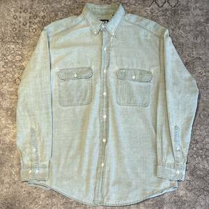 Vintage 90s OLD GAP Chambray B.D.Shirt オールド ギャップ シャンブレー ボタンダウンシャツ 90年代 USA製 ヴィンテージ ビンテージ