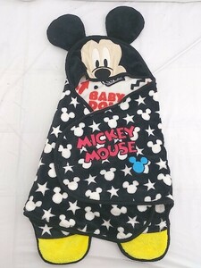 ◇ BABY DOLL × Disney ミッキーマウス おくるみ ブラック ホワイト レディース メンズ E