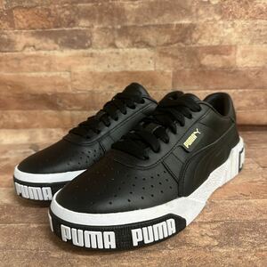 美品 PUMA プーマ CALI ブラック スニーカー 25cm 