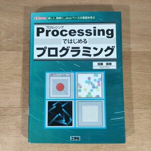 V09★Processingではじめるプログラミング 楽しく、簡単に、Javaベースの言語を学ぶ★加藤直樹 単行本★送料160円～