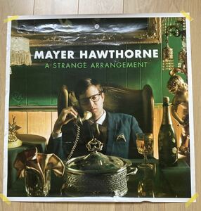 レア　MAYER HAWTHORNE メイヤー・ホーソーン　ポスター　stones throw 61×61 正方形　送料込