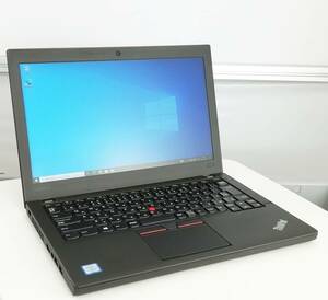 Lenovo ThinkPad X260 Core i5 6200U メモリ8GB 新品SSD 2.5インチ256GB Windows 10 Pro 64bit 天板キズあり 即納 返品保証付【H24022401】