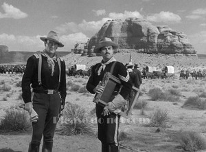 1948年製作 ジョン・フォード監督作品「アパッチ砦」ジョン・ウェイン ヘンリー・フォンダ 大きなサイズ写真 フォト